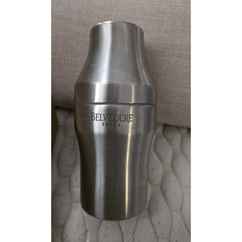 Belvedere James Bond 007 Spectre Stainless Steel Silver Cobbler Shaker 7 oz